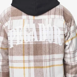Bale Embroidery Heavy Flannel Zip Shirt Cream Wood -Fashigen Sales detail PGDR BLACKFRIDAY 2023 MENS19062