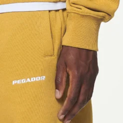 Logo Heavy Sweat Jogger Vintage Washed Mustard 9 Logo Heavy Sweat Jogger Vintage Washed Mustard -Fashigen Sales dw